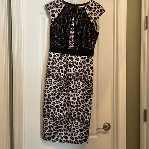 New York & Company Leopard Sheath Dress
